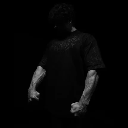 Breathedivinity Bone Splitter Oversized T Shirt [DARKNESS] (2)