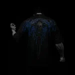 Breathedivinity Bone Splitter Oversized T Shirt [MOONLIGHT BLUE] (3)