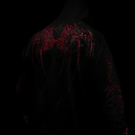 Breathedivinity Dragon Soul Oversized Pullover Hoodie [Inferno] (1)